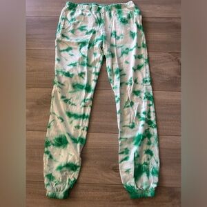 Greyson Thread green tie-dye sweats.Size xs